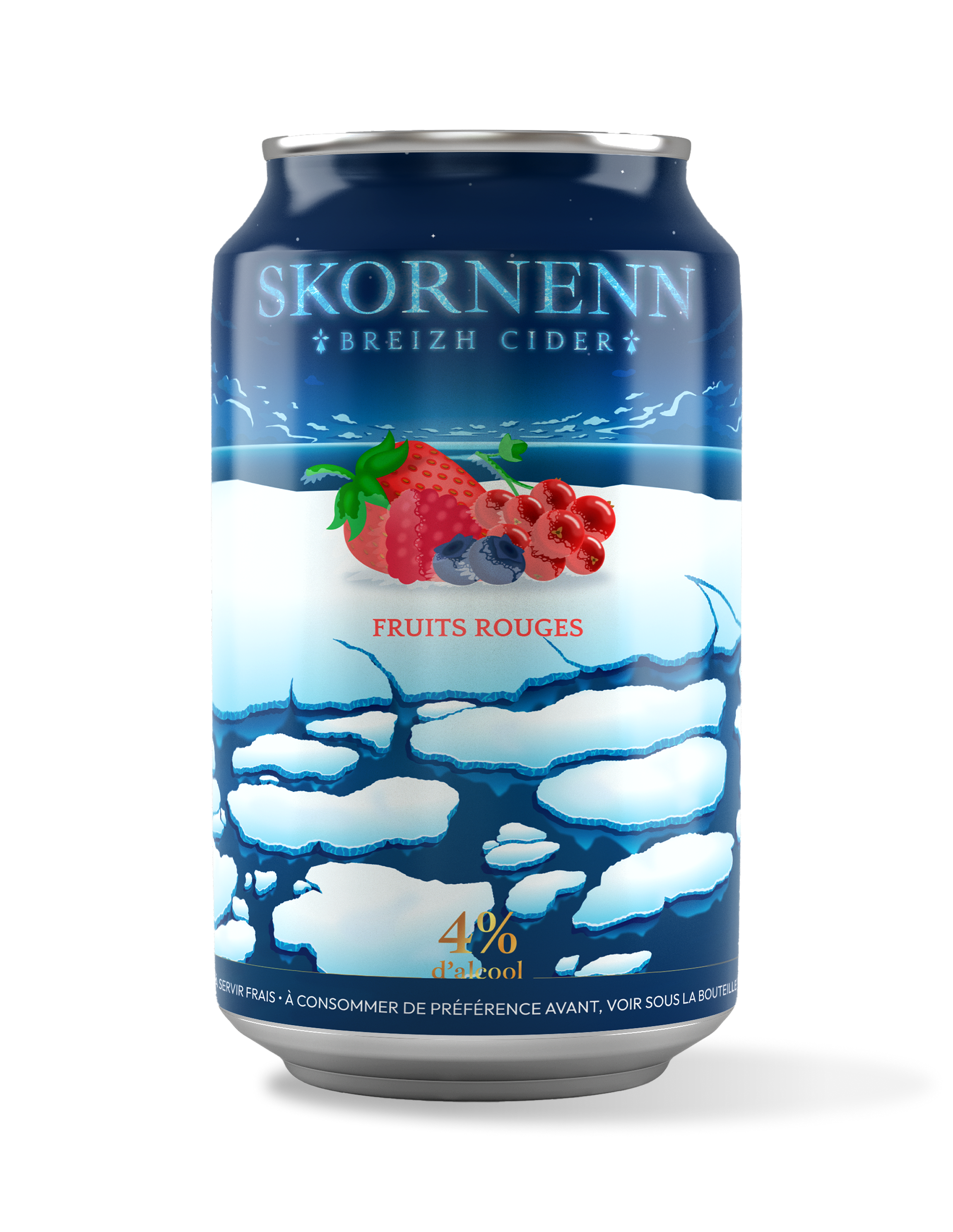 can 300ml std red berries